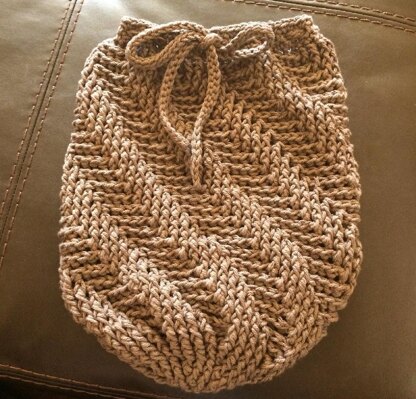 Spiral Herringbone Baby Cocoon or Swaddle Sack