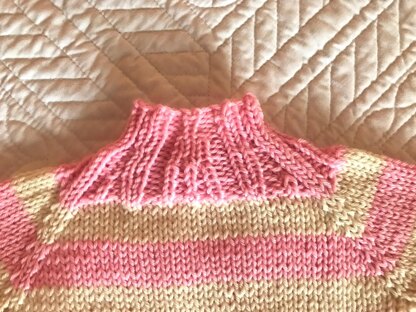 Striped Love Baby Sweater