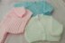 Garter stitch Pattern baby cardigan