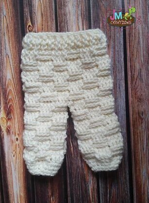 Basket Weave Baby Pants or Shorties