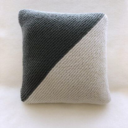 Easy Two-Toned Pillow