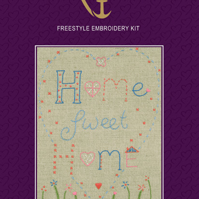 Anchor Home Sweet Home Embroidery Kit
