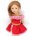 GOTZ/DaF 18" Doll Princess Elena Dress Set
