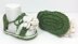 Crochet Baby Green Sandals