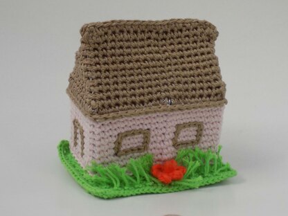 Crochet Amigurumi Toy House for Home Decor