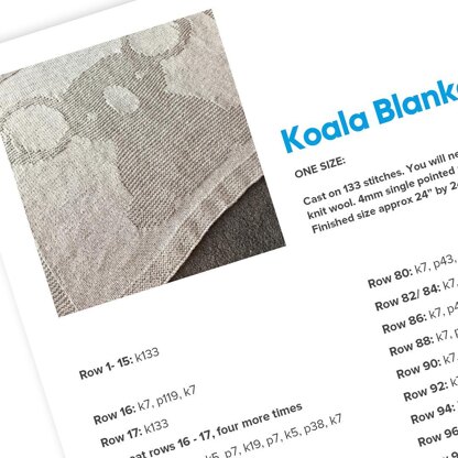 Koala Blanket