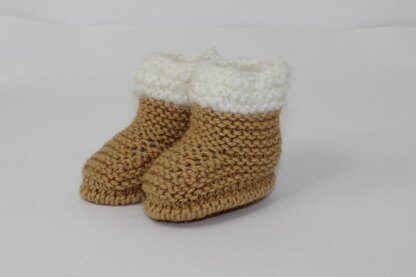 Chunky Baby Fur Top Booties