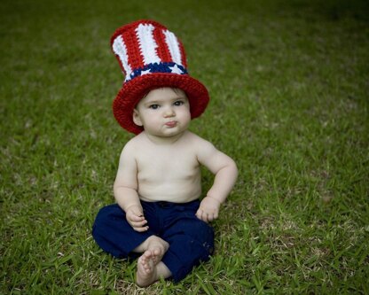 Uncle Sam Baby Hat 4th of July