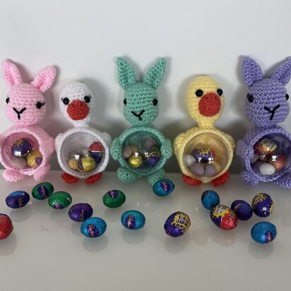 Duck and Bunny Baubles for Easter