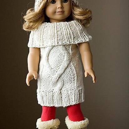 American Girl Doll Sweaterdress and Cardigan Bundle