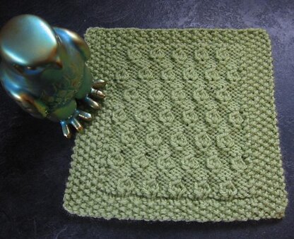 Hazelnut Stitch Dishcloth