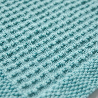 Textured Knit Baby Blanket