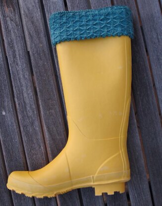 Quilted Lattice Welly Warmers