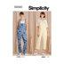 Simplicity Misses' Overalls S9590 - Paper Pattern, Size XS-S-M-L-XL