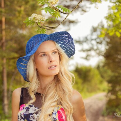 Knitted cotton Summer hat "Merilin"