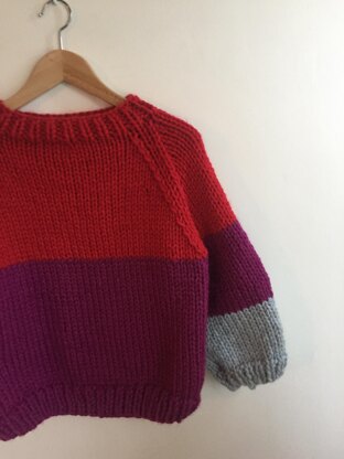 Colourful Chunky Jumper