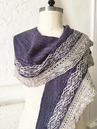 Sand Ripples Shawl