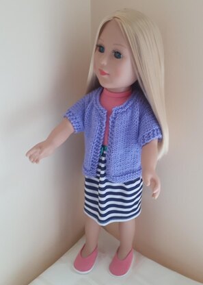 Lavender Sweater for Doll