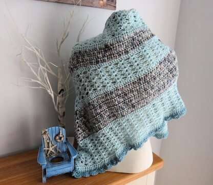 Simply Iris Shawl