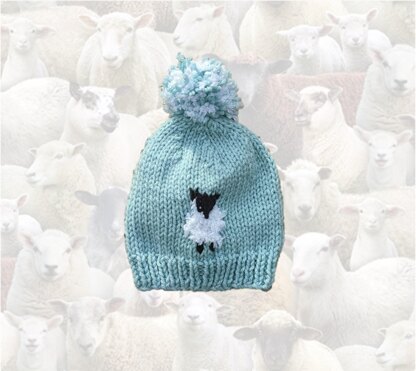 Chunky Sheep Hat and Scarf