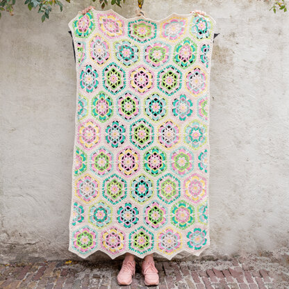 Garden Party Blanket in Yarn and Colors Epic - YAC100107 - Downloadable PDF