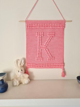 Letter K Wallhanging