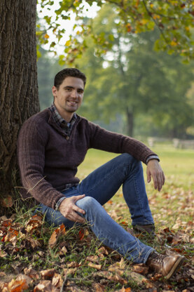 Men's Jumper Lumber in Universal Yarn Deluxe Worsted - Downloadable PDF