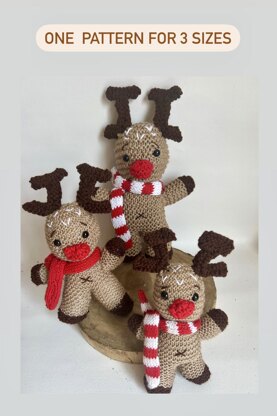 Reindeer Knitting Pattern