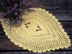 Oval Flower Doily Written Pattern