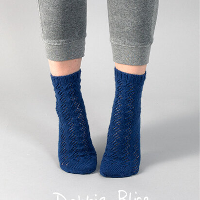 Brandi Socks - Knitting Pattern For Women in Debbie Bliss Toast