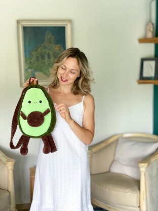 Backpack Avocado for kids