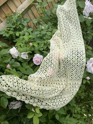 Budding Into Bloom Shawl