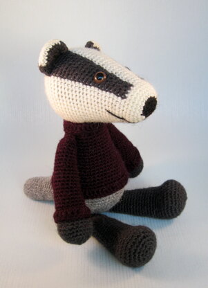 Blackberry the Badger Amigurumi