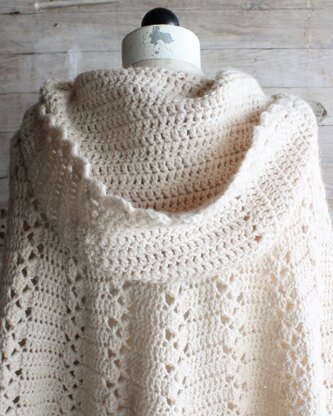 Long Hooded Cape Crochet Pattern