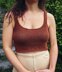 SUNRISE Tank Top 1.0 || knit tank top, basic, wide neckline.