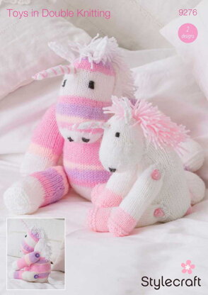 Unicorn Toys in Stylecraft Wondersoft DK & Stylecraft Wondersoft MerryGoRound - 9276 - Downloadable PDF