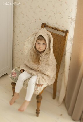 Bubbles bunny poncho