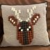 Roe Deer Bobble Stitch Cushion