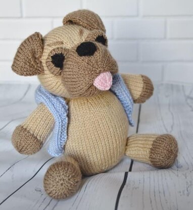 6 adorable toy dog knitting patterns