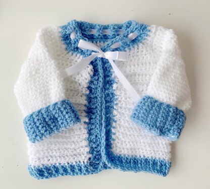 Crochet Newborn Cardigan