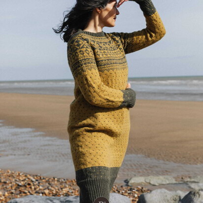 Meredith Dress in Rowan Pebble Island (DE) - Downloadable PDF