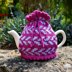 Boysenberry Fair Isle 2 Cup Teapot Cosy Knitting Pattern