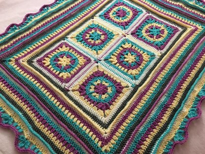 Petals and Ridges Blanket