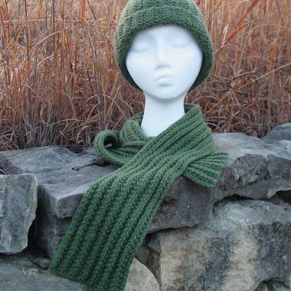 Mistaken Rib Hat and Scarf