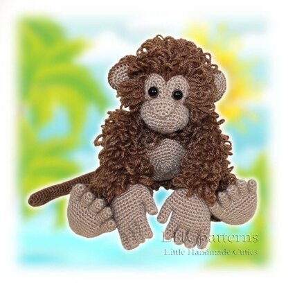 Monkey Crochet Pattern, Amigurumi Monkey Pattern, Crochet Animals