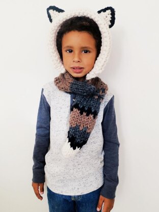 Finley the Fox Hooded Scarf