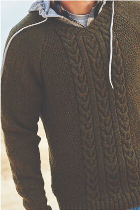 Men`s Jumper in Stylecraft Highland Heathers DK - 9867 - Downloadable PDF