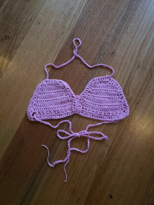 The Moonlit Bralette Crochet pattern by hanna christena