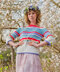 Fira Jumper - Jumper Knitting Pattern For Women in MillaMia Naturally Soft Cotton by MillaMia