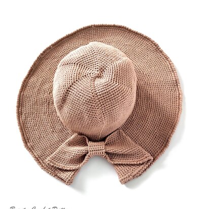 Sun Floppy Hat with Bow